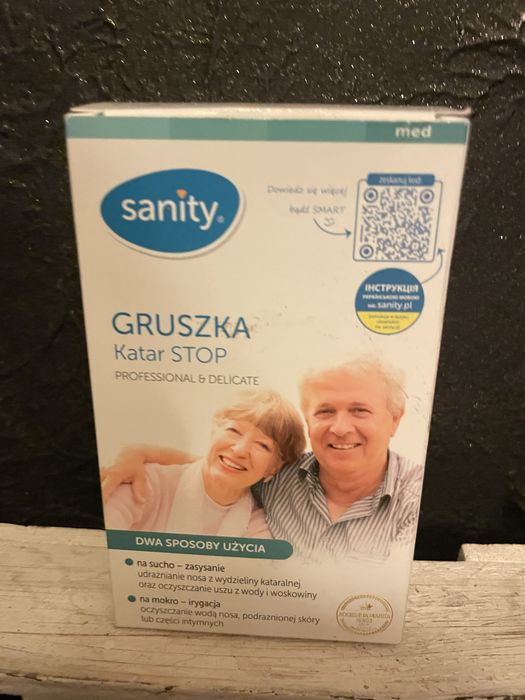 Gruszka do nosa katar stop nowa Sanity