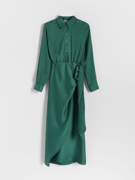 Сатинова сукня на запах Reserved стан нової