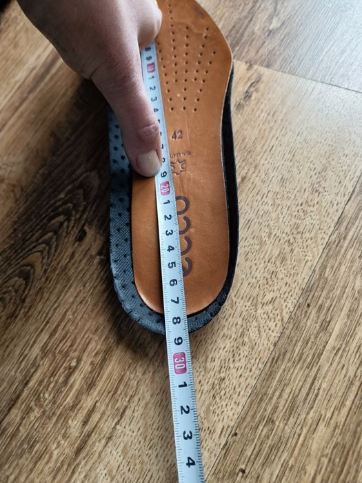 Półbuty męskie ECCO buty 41 42 skórzane trzewiki skóra naturalna