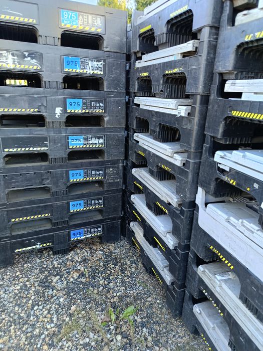 120x100 skrzyniopalety magnum 975  plastikowe składane