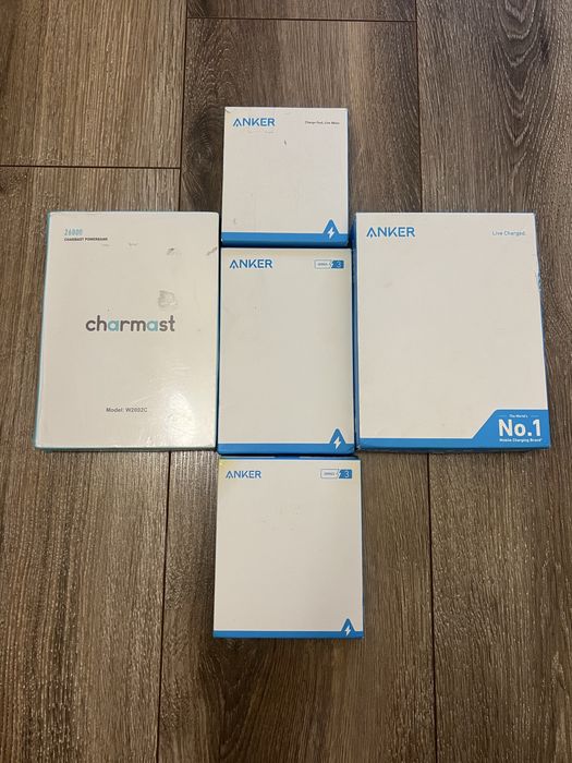 Фірмові повербаки ANKER, CHARMAST різних моделей