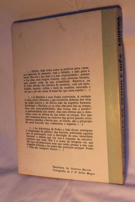 1ª edição de "Adivinhas de Pedro e Inês" (1983), de Agustina Bessa-Luís