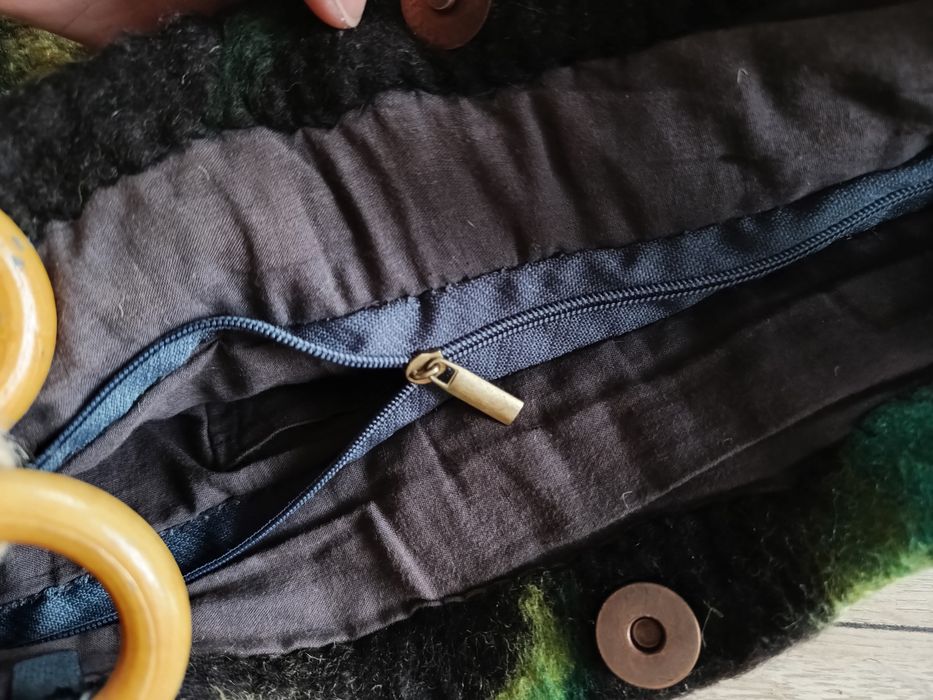 Torba filcowa torebka filcowa w kwiaty