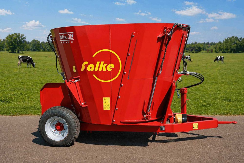 FALKE MIX 6E wóz paszowy paszowóz do niskich obór TYLKO 2,15 m do 40 krów