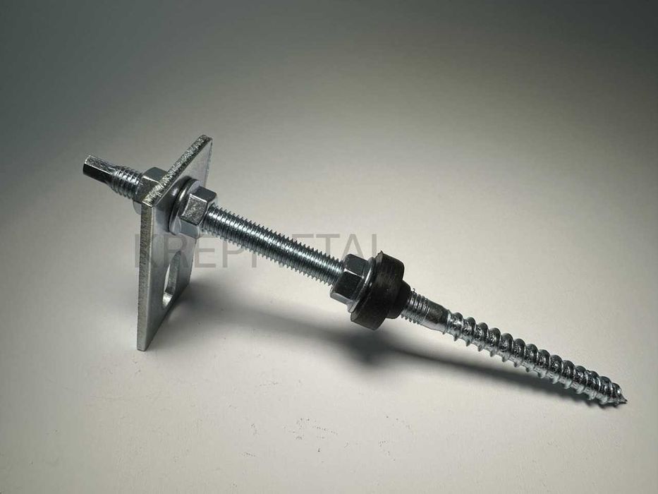 Кронштейн М10х200, для кріплення сонячних панелей оцинкованих систем