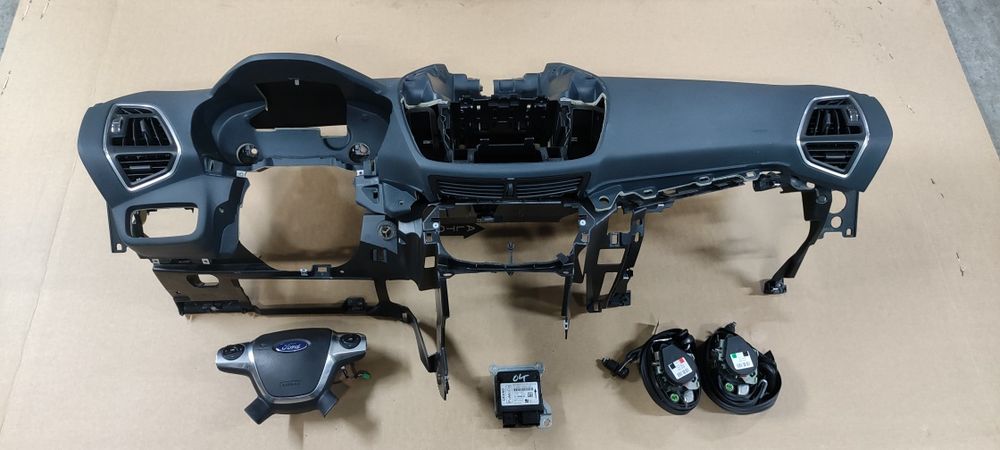 Konsola deska rozdzielcza pasy poduszki komplet Ford C-Max mk2 II oryg