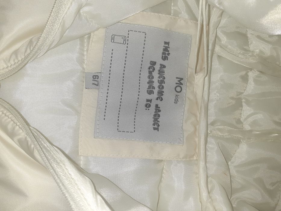 NOVO! Kispo/casaco creme branco. Mo.