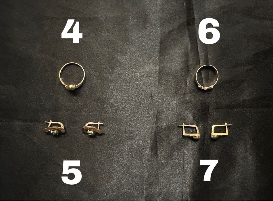 Продам золотые серьги, кольца