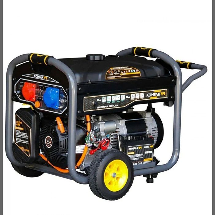 Gerador Trifásico 10kVA Dual Fuel Kompak – Gasolina/GPL | Profissional