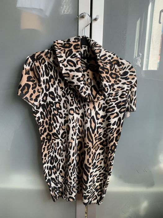 Malha Blanco animal print