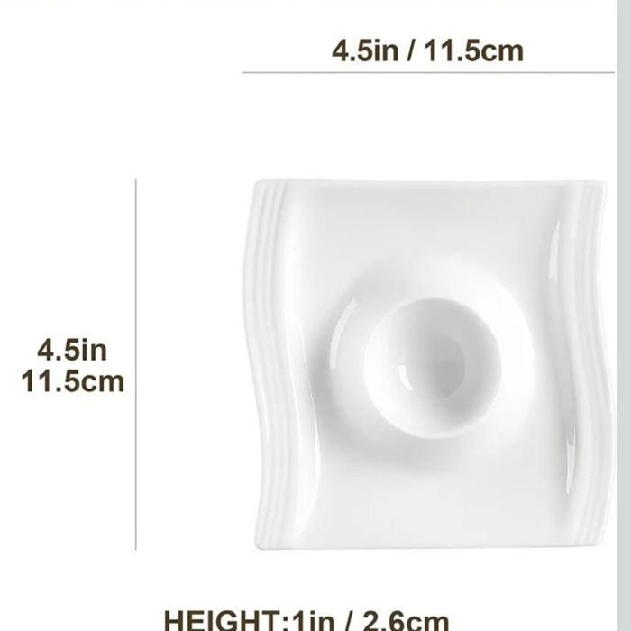 Порцелянові підставки для яєць  Malacasa , 6 шт