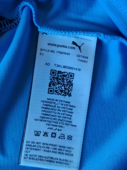 Camisola futebol adulto original Puma Manchester City home nova