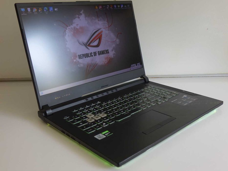 Мощный игровой ASUS ROG Strix G17 G712L 17.3 120Hz FHD iPS i7-10750H 16GB 512B GTX1660 Ti 6gb Win11
