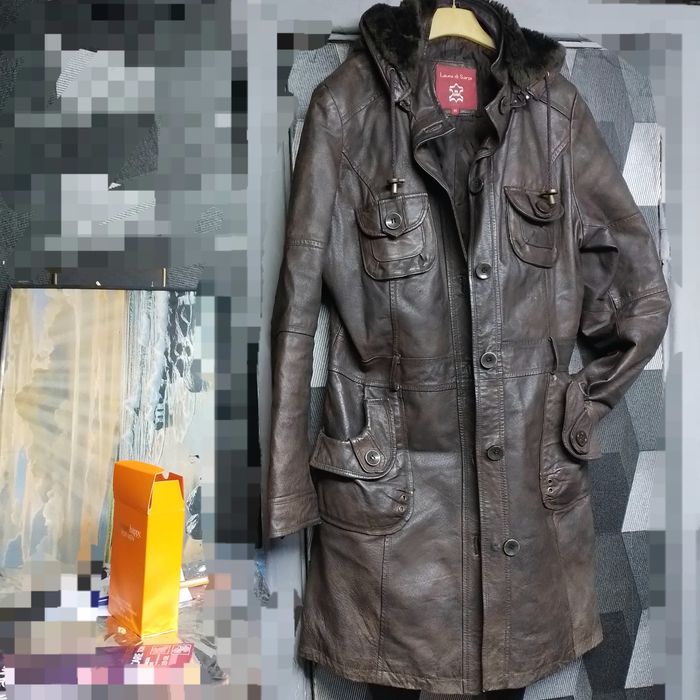 1+1=3.рубашка кожа.лак.Оверсайз пальто-плащ-тренч-куртка-топ