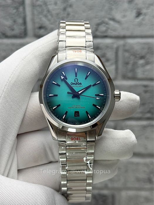 Годинник Omega Seamaster Aqua Terra Turquoise Dial Омега