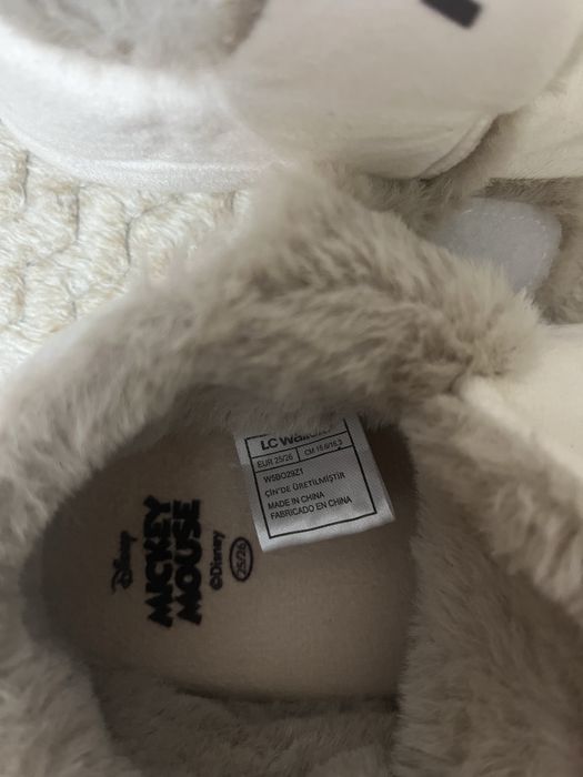 Кімнатні тепленькі тапочки для малечі