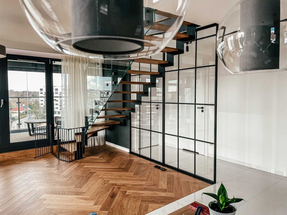 Drzwi loftowe industrialne ścianki loft