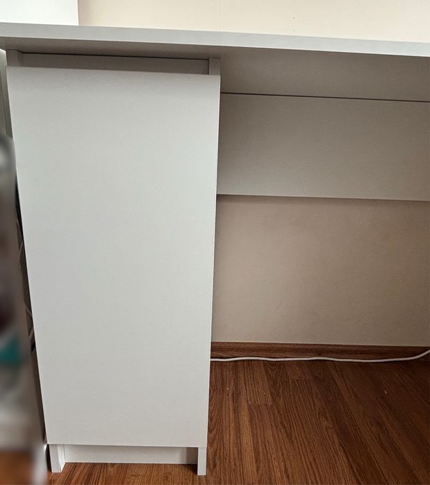 Biurko narożne białe