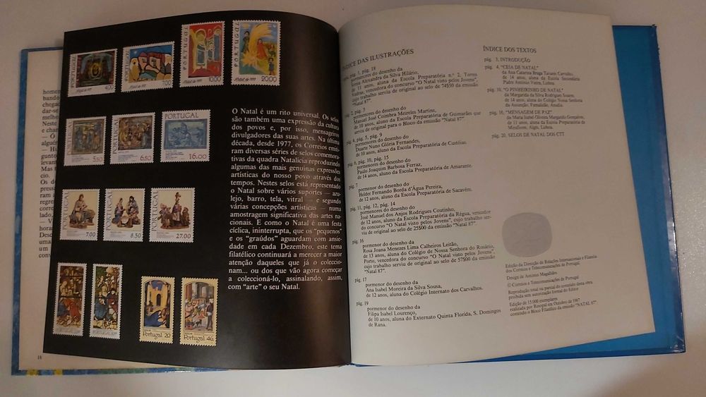 NATAL, Edições CTT - Livro Filatélico