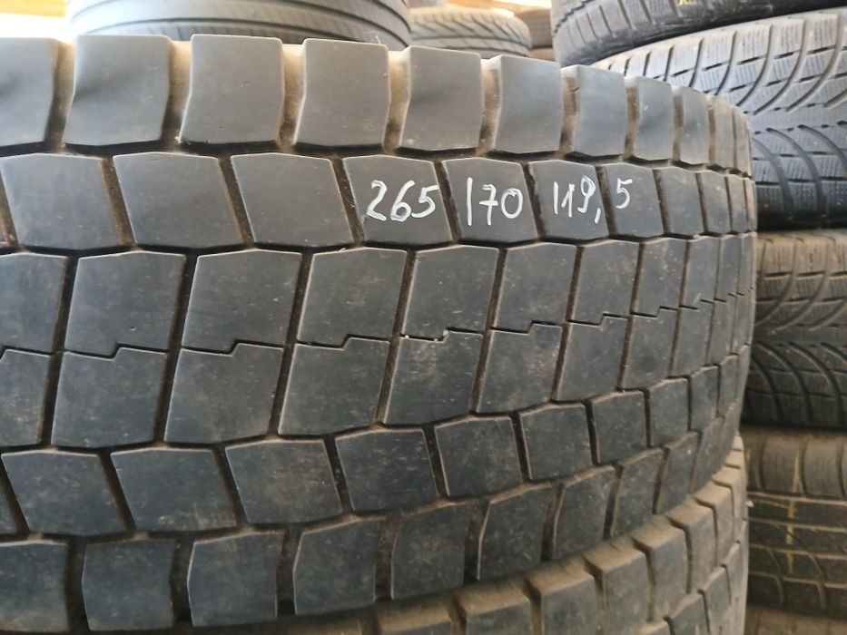 265/70/19,5 1-3szt. Napęd Bridgestone  M729 13rok 6mm