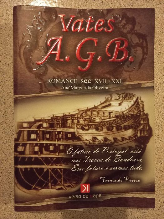 Vates A. G. B. com assinatura da autora Ana Margarida Oliveira