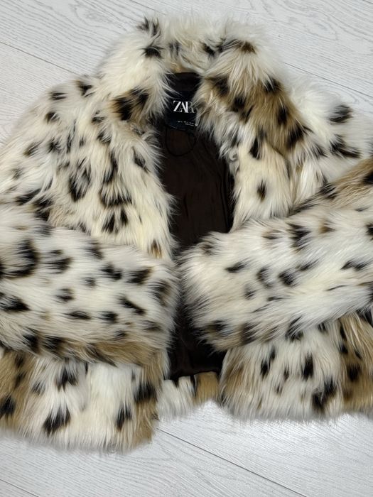 Шуба леопардова Zara