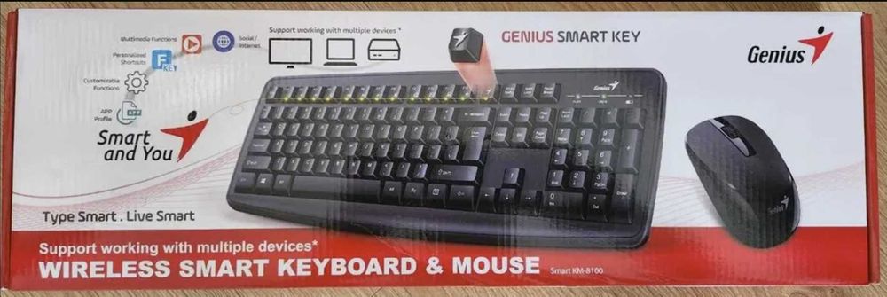Беспроводной комплект Genius Smart KM-8100 UKR Wireless