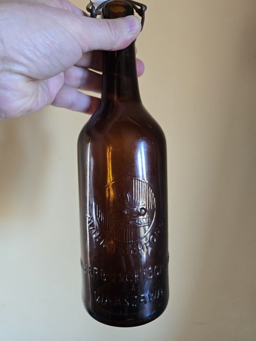Stara butelka Haberbusch I Schiele Warszawa