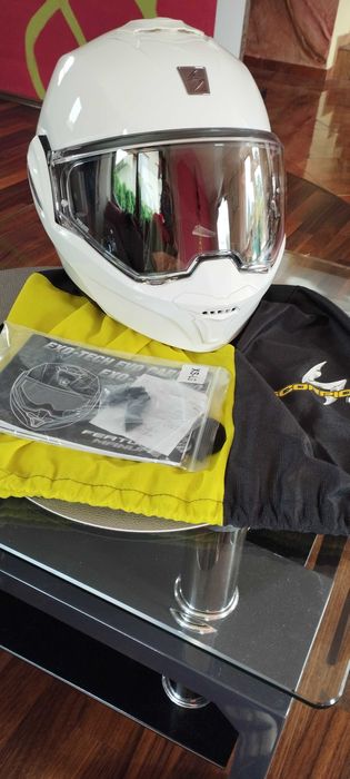 Kask szczękowy scorpion exo-tech Evo solid rozmiar s