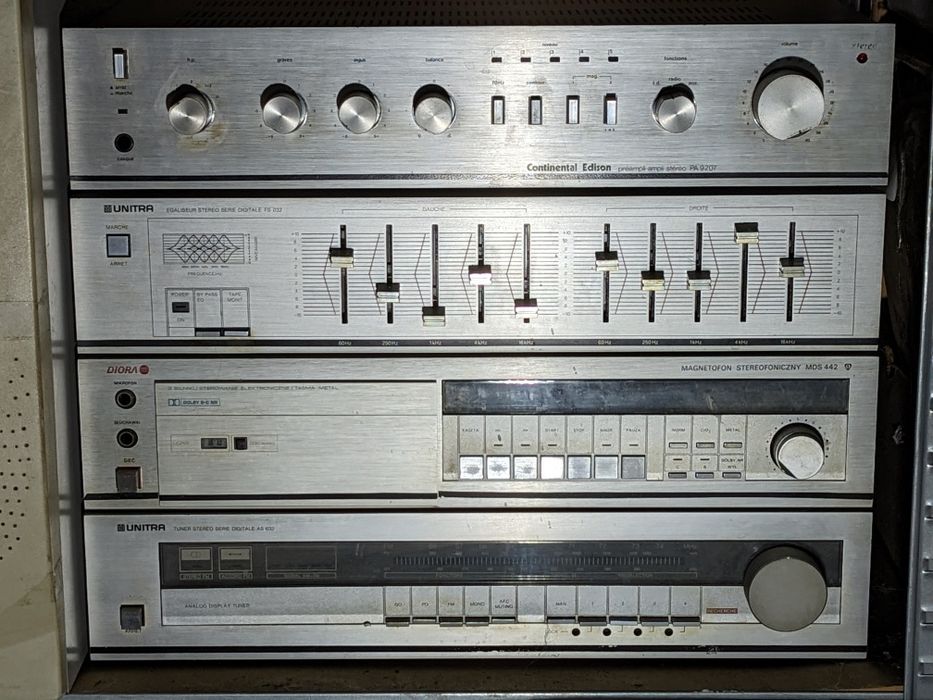 Zestaw UNITRA Diora - PA 9207, UNITRA FS 032, Diora MDS 442