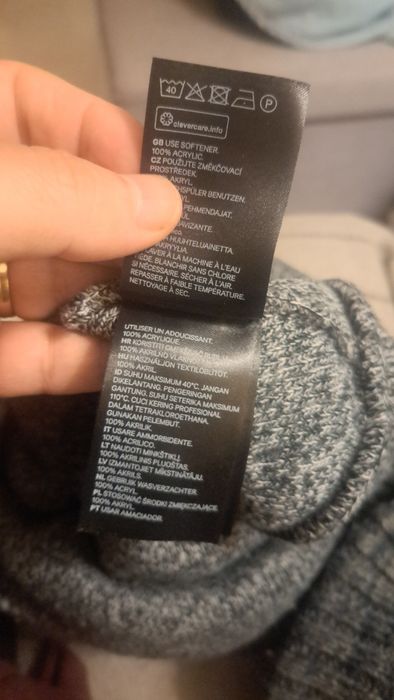 Gorro cinzento mesclado tam único