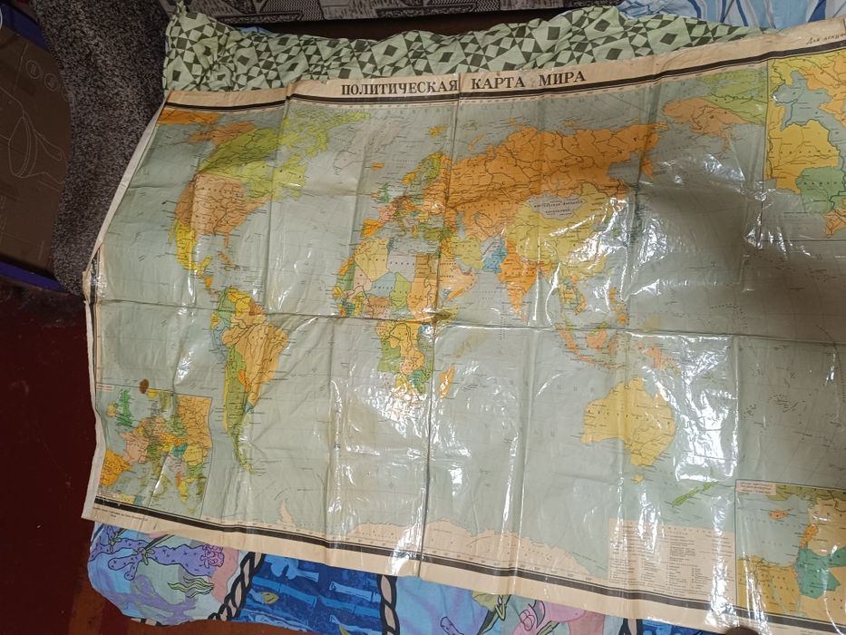Політична карта світу 1973 року ВЕЛИЧЕЗНА