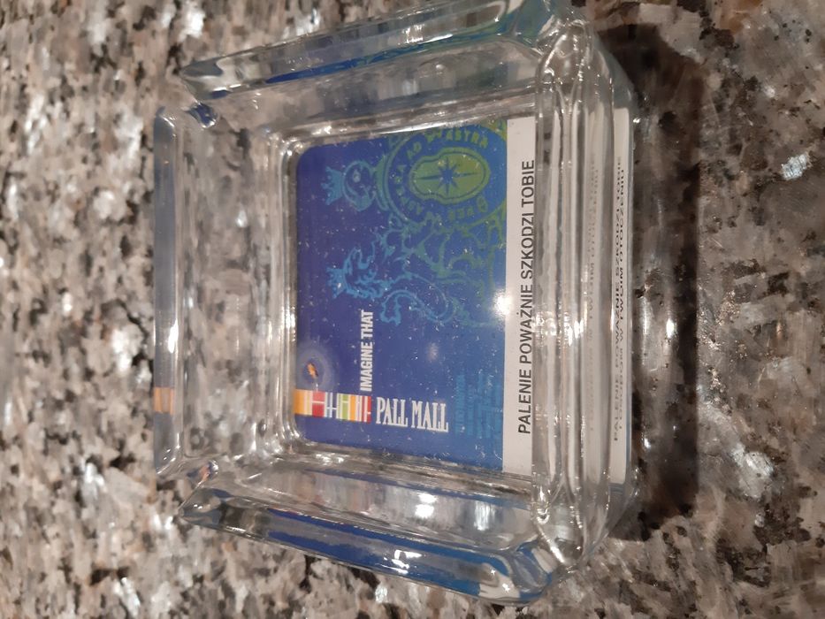 Popielniczka popielnica pall mall nowa 10x10 kolekcja vintage home tkm