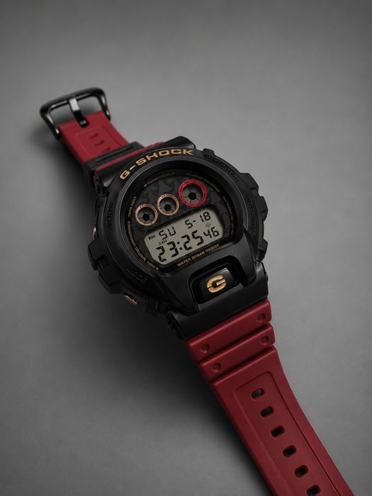 Casio G-shock DW-6900 Dragon Red Eye MOD
