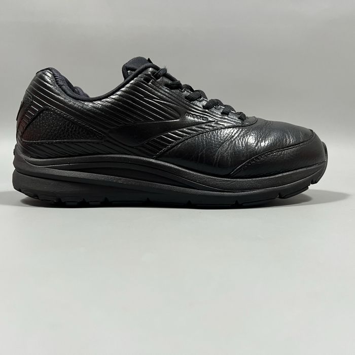 Чоловічі шкіряні ортопедичні кросівки brooks addiction walker 2 (розмір 42 / 27 см / wide d)