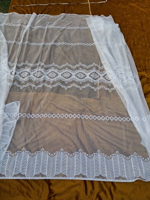 Firana retro PRL 230x 380 vintage