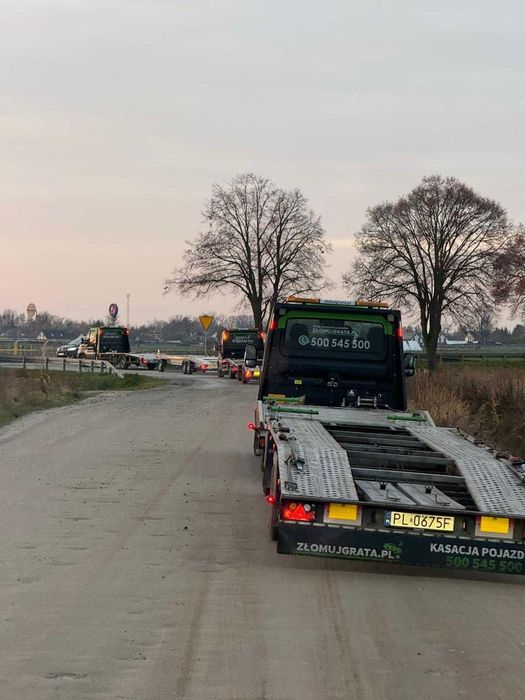 KASACJA POJAZDÓW Złomowanie Aut Skup Autozłom Demontaż Złomujgrata.pl