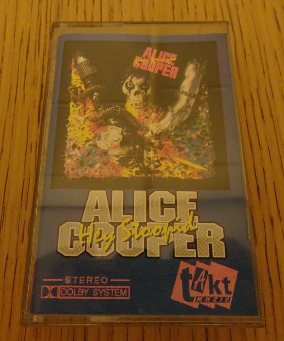 Alice Cooper "Hey Stoopid" kaseta magnetofonowa, Takt, Polska