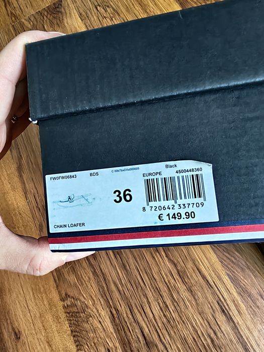 Baleriny półbuty Tommy Hilfiger 36 skóra