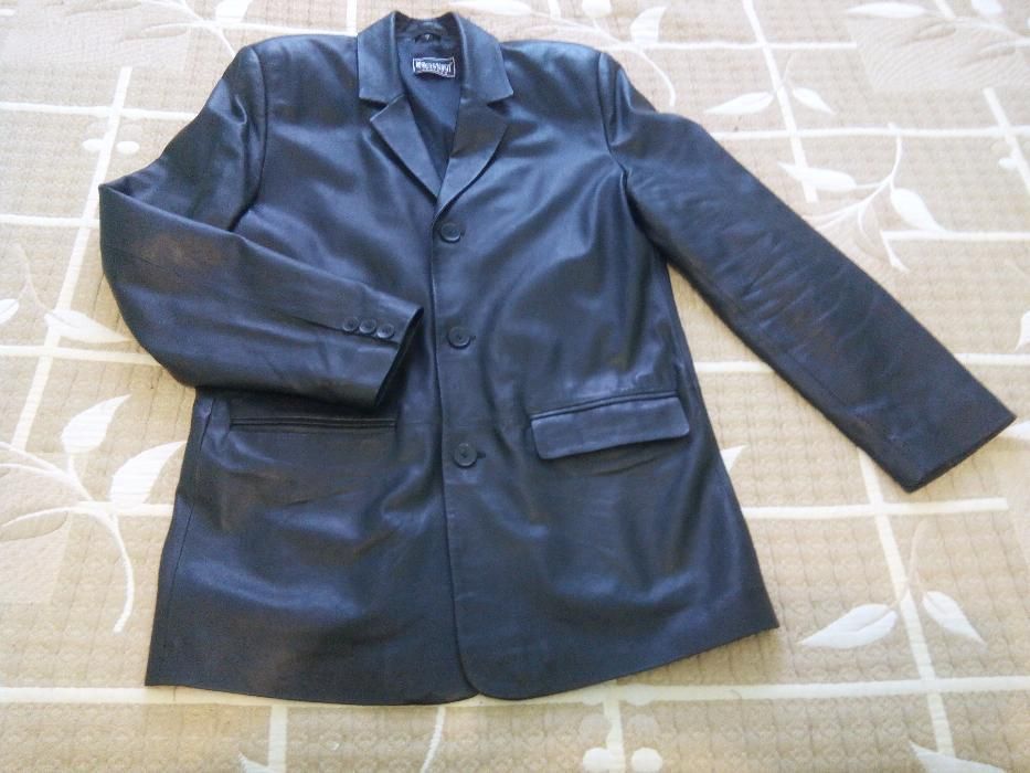 Пиджак мужской, кожа натуральная, носился мало, состояние отличное.Р48