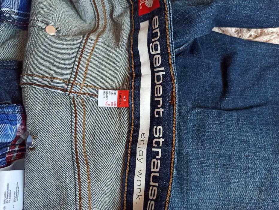 Робочі джинсові шорти EngelbertStrauss e.s. 7-pocket — розмір 40 (M/L)
