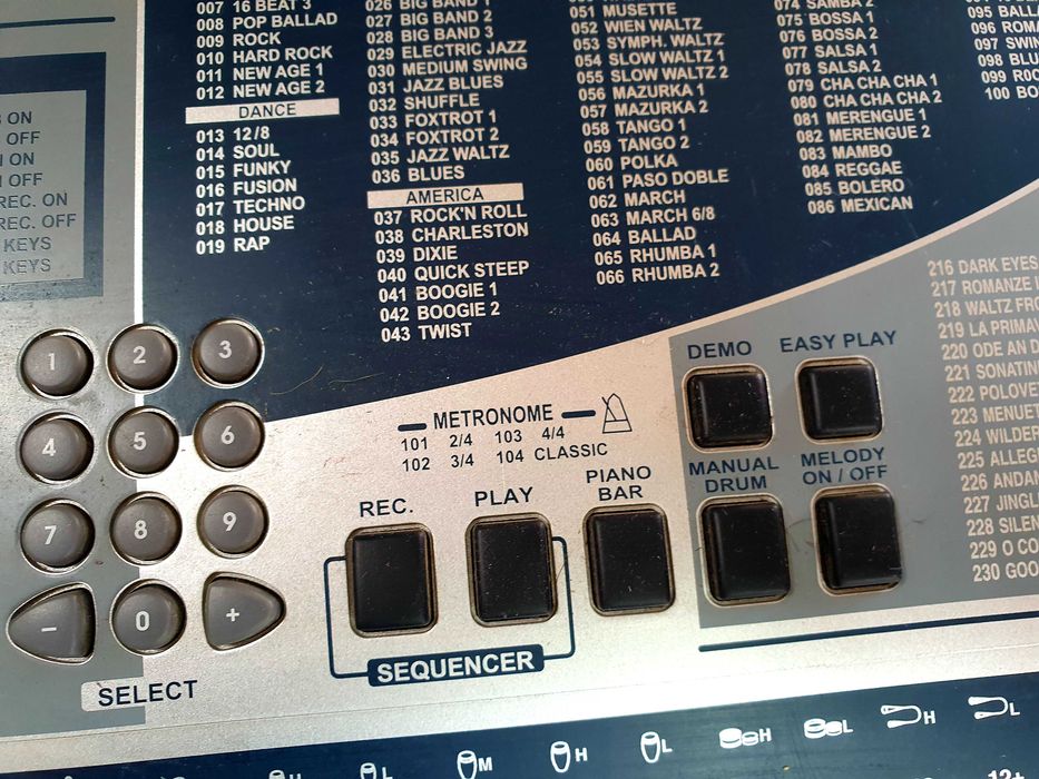 Keyboard Bontempi z nagrywaniem, MIDI, świetne do nauki