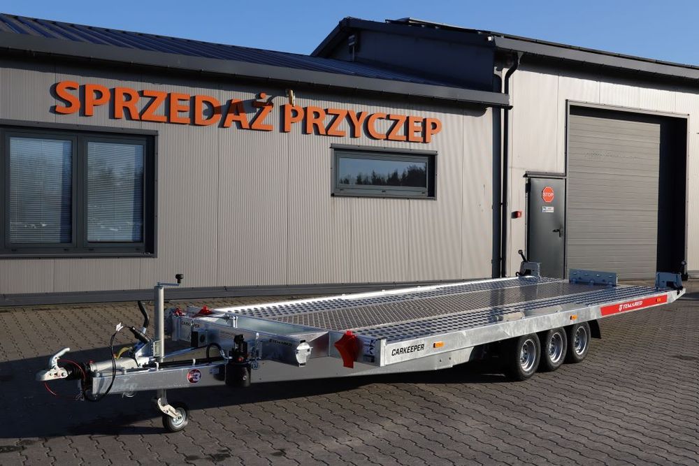 TEMARED /MARTZ CARKEEPER 5820/3 3,5T 580x207cm, Uchylna hydraulicznie , Wypełnienie blachą alu, 3 osie, DMC 3500kg ,koła 10C
