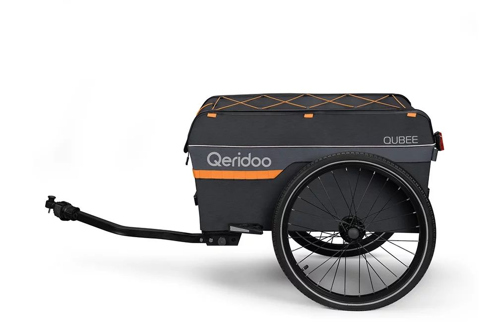 Qeridoo Qubee Grey wózek transportowy przyczepka rowerowa
