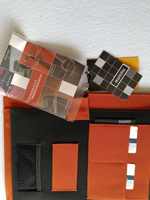 Porta-documentos portátil com bloco de notas á prova de água