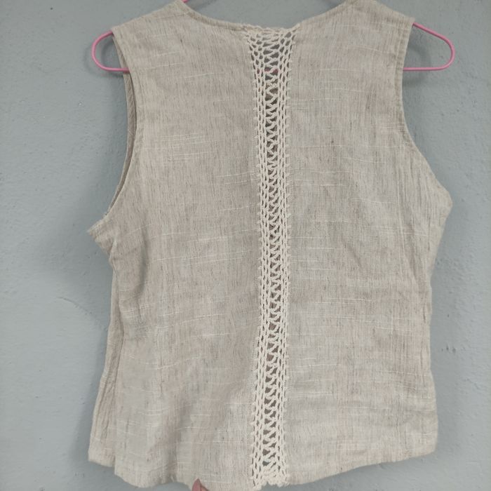 Топ лён , майка лен , натуральная ткань