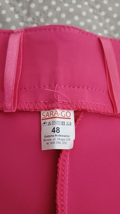 Świetne spodnie do obcasów, polski producent,  wymiary w opisie