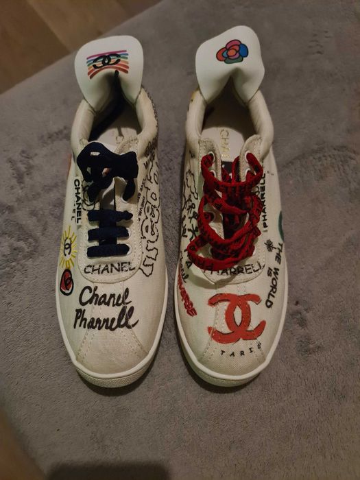 Tenis chanel/pharrell/lagerfeld  34/35