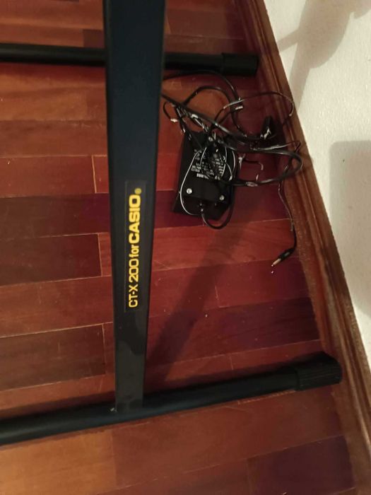 teclado de piano + suporte