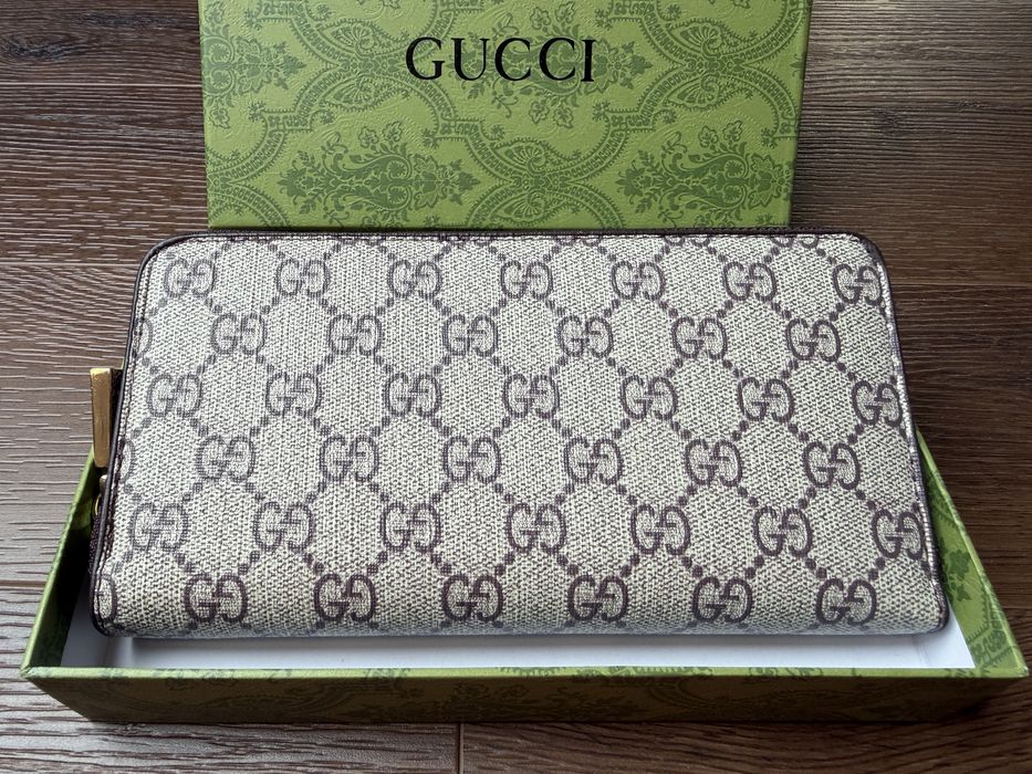 Portfel długi Gucci z pudełkiem